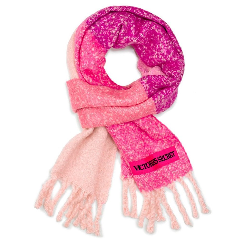 Victoria's Secret Plush Colorblock Scarf